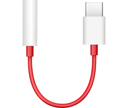 USB-C to 3.5mm Audio Adapter OnePlus TC01W, 0.09m, Red 5461100024