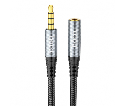 Audio Cable HOCO UPA20 3.5mm TRRS 2m Black (EU Blister)