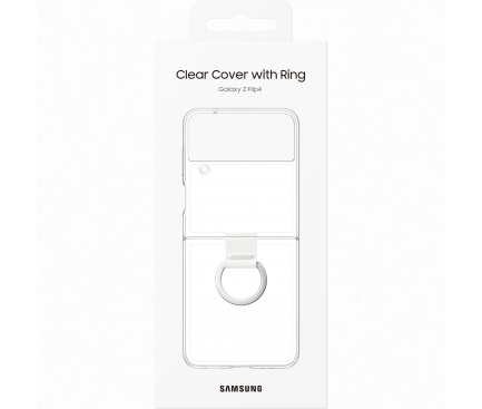 Ring Cover for Samsung Galaxy Z Flip4 Transparent EF-OF721CTEGWW (EU Blister)