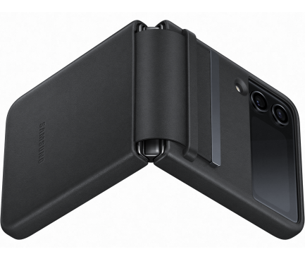 Flap Eco Leather Case for Samsung Galaxy Z Flip4 F721, Black EF-VF721LBEGWW