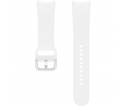 Sport Strap for Samsung Galaxy Watch6 / Classic / Watch5 / Pro / Watch4 Series, 20mm, M/L, White ET-SFR91LWEGEU