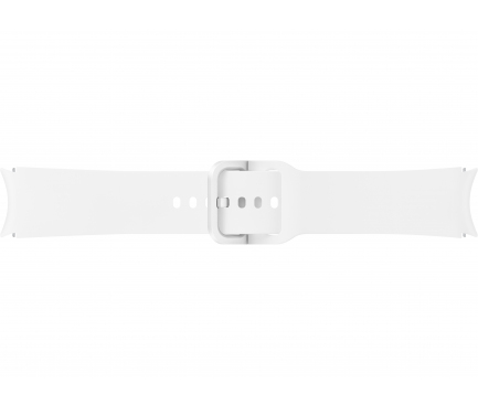 Sport Strap for Samsung Galaxy Watch6 / Classic / Watch5 / Pro / Watch4 Series, 20mm, M/L, White ET-SFR91LWEGEU