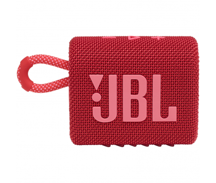 Bluetooth Speaker JBL GO 3, 4.2W, Pro Sound, Waterproof, Red JBLGO3RED