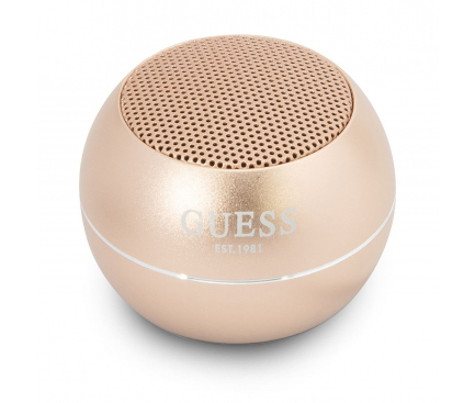 Guess Mini Bluetooth Speaker 3W 4H Gold GUWSALGED (EU Blister)