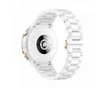 Smartwatch Huawei Watch GT3 Pro Frigga-B19T, Ceramic Case with White Ceramic Strap 55028824 (EU Blister)