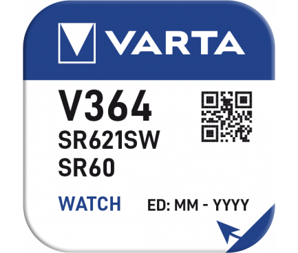 Lithium Button Cell Varta, AG1 / V364