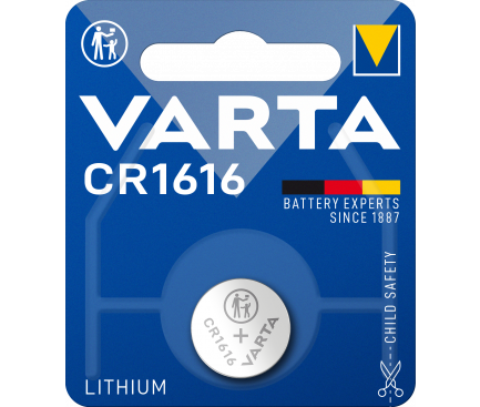 Lithium Button Cell Varta, CR1616, 55mAh, 3V