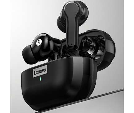 Bluetooth Handsfree TWS Lenovo LP1S Black (EU Blister)