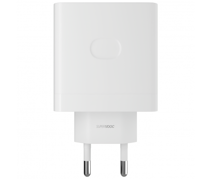 Wall Charger OnePlus SuperVOOC, 65W, 6.5A, 1 x USB-A, White 5461100114