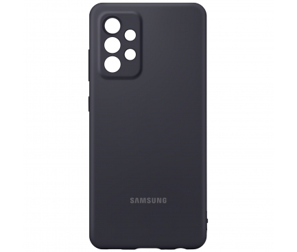 Silicone Case for Samsung Galaxy A52s 5G A528 / A52 5G A526 / A52 A525, Black EF-PA525TBEGWW