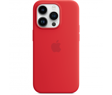 Silicone Case with MagSafe for Apple iPhone 14 Pro, Red MPTG3ZM/A