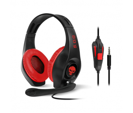 Handsfree with Microphone Spirit Of Gamer PRO-NH5 Nintendo Switch Edition 3.5mm Red MIC-G715SW (EU Blister)