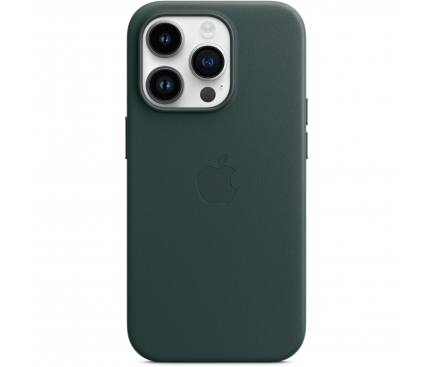 Leather Case with MagSafe for Apple iPhone 14 Pro, Forest Green MPPH3ZM/A