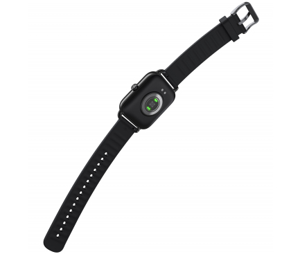 Haylou RS4 Plus LS11, Silicone Strap, Black