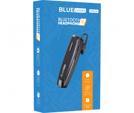 Bluetooth Handsfree BLUE Power BPBE34 Endurance Edition Black (EU Blister)