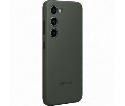 Silicone Case for Samsung Galaxy S23 S911, Khaki EF-PS911TGEGWW