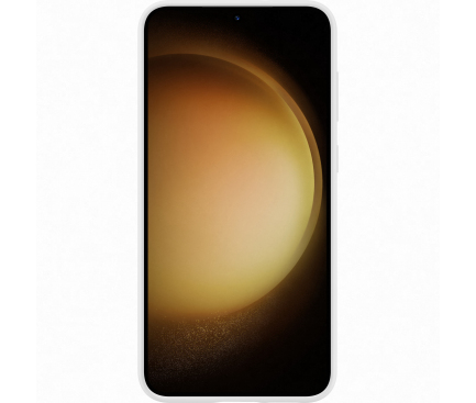 Silicone Grip Case for Samsung Galaxy S23+ S916, White EF-GS916TWEGWW