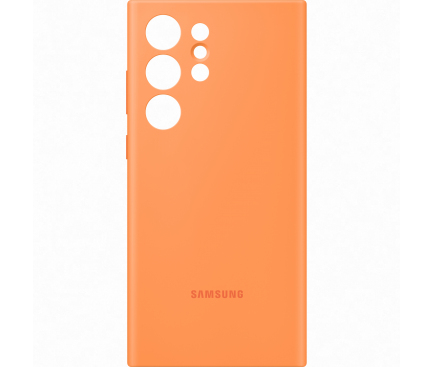 Silicone Case for Samsung Galaxy S23 Ultra S918, Orange EF-PS918TOEGWW