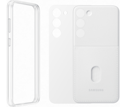 Frame Case for Samsung Galaxy S23+ S916, White EF-MS916CWEGWW