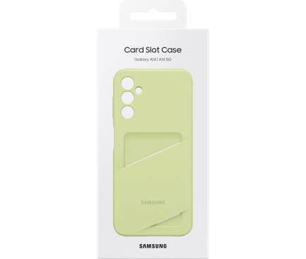 Card Slot Case for Samsung Galaxy A14 5G A146, Lime EF-OA146TGEGWW