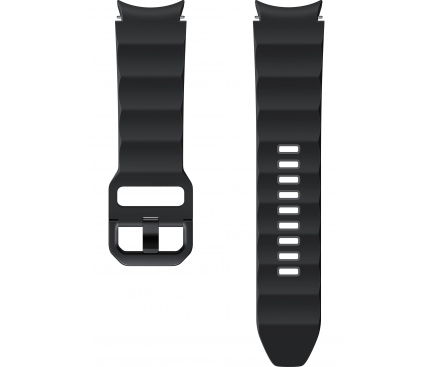 Rugged Sport Strap for Samsung Watch5 Pro / Watch5 / Watch4 Series, 20mm, M/L, Black ET-SDR91LBEGEU