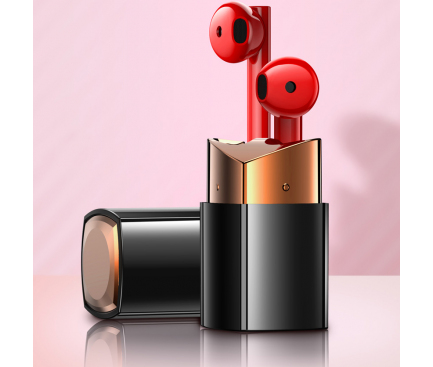 Bluetooth Handsfree TWS XO Design G5 Twilight Lipstick Red (EU Blister)