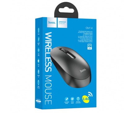 Wireless Mouse HOCO GM14 1200 DPI Black (EU Blister)