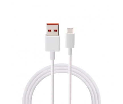 USB-A to USB-C Cable Xiaomi Mi, 120W, 6A, 1m, White