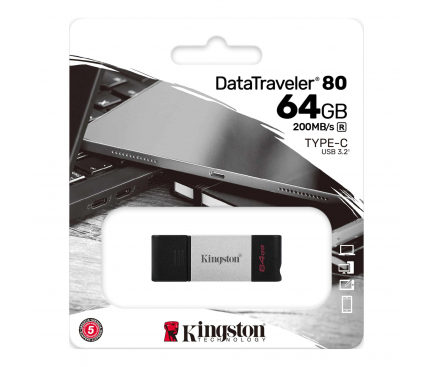 USB-C FlashDrive Kingston DT80, 32Gb DT80/64GB