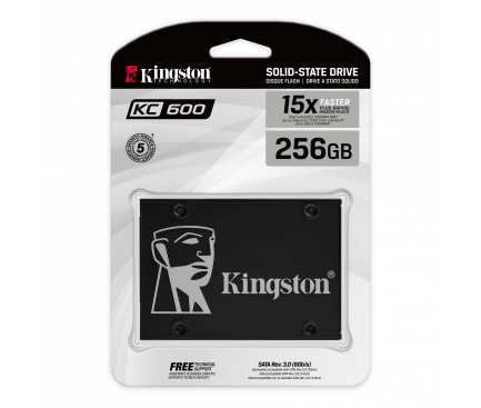 Solid State Drive (SSD) Kingston KC600, 256Gb, SATA III SKC600/256G