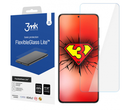 Screen Protector 3MK Flexible Glass Lite for Samsung Galaxy S22 5G S901 (EU Blister)