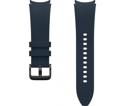 Hybrid Eco-Leather Strap for Samsung Galaxy Watch6 / Classic / Watch5 / Pro / Watch4 Series, S/M, Indigo ET-SHR95SNEGEU