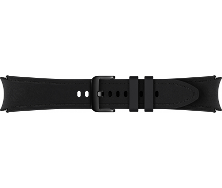 Hybrid Eco-Leather Strap for Samsung Galaxy Watch6 / Classic / Watch5 / Pro / Watch4 Series, M/L, Black ET-SHR96LBEGEU