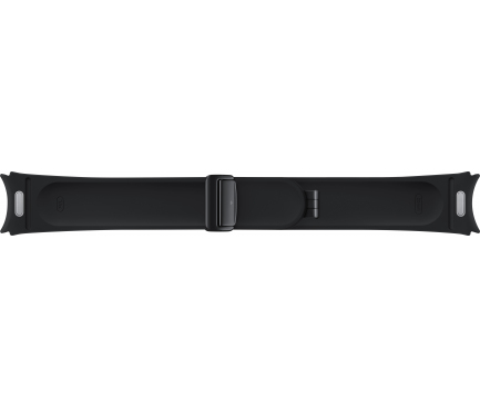 D-Buckle Hybrid Eco-Leather Strap for Samsung Galaxy Watch6 / Classic / Watch5 / Pro / Watch4 Series, 20mm, S/M, Black  ET-SHR94LBEGEU