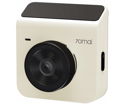 Dash + Rear Camera 70mai A400, 2K, Wi-Fi, 2inch LCD, Ivory