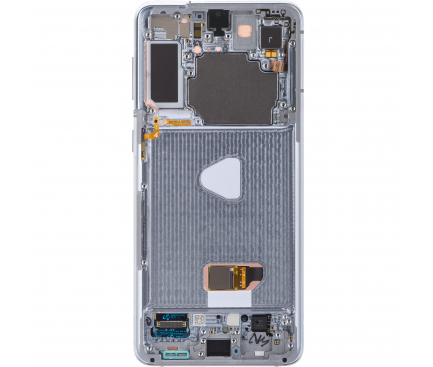 LCD Display Module For Samsung Galaxy S21+ 5G G996, w/o Camera, Phantom Silver
