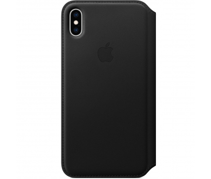 Leather Folio Case for Apple iPhone XS Max, Black MRX22ZE/A