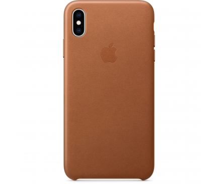 Leather Case for Apple iPhone XS Max, Saddle Brown MRWV2ZM/A