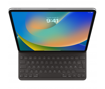 Smart Keyboard Folio for Apple iPad Pro 12.9 (2018), DEN Qwerty Layout, Black MU8H2DK/A