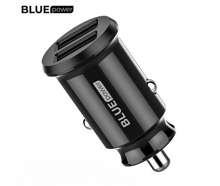Car Charger BLUE Power BBZ8, 2 x USB, Black (EU Blister)