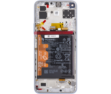 LCD Display Module for Huawei P40 lite 5G, with Battery, Space Silver