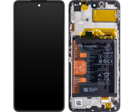 LCD Display Module for Huawei P smart 2021, with Battery, Midnight Black