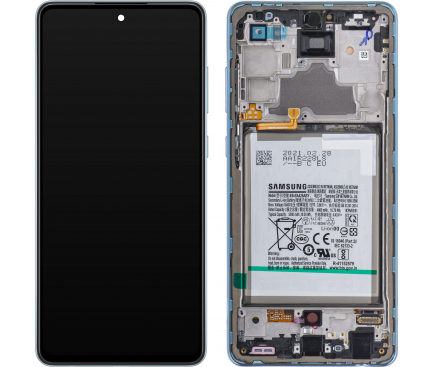 Samsung Galaxy A72 4G / 5G A725 / A726 Blue LCD Display Module + Battery