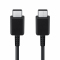 USB-C to USB-C Cable Samsung EP-DA705, 25W, 3A, 1m, Black EP-DA705BBEGWW