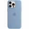 Silicone Case with MagSafe for Apple iPhone 15 Pro Max, Winter Blue MT1Y3ZM/A