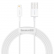 USB-A to Lightning Cable Baseus Superior Series, 20W, 2.4A, 2m, White CALYS-C02 