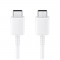 USB-C to USB-C Cable Samsung EP-DA705BWE, 25W, 3A, 1m, White GP-TOU021RFBWW