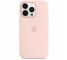 Silicone Case with MagSafe for Apple iPhone 13 Pro Max, Chalk Pink MM2R3ZM/A (Damaged Package)