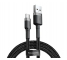 USB-A to USB-C Cable Baseus Cafule, 18W, 2A, 2m, Grey CATKLF-CG1 
