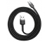 USB-A to USB-C Cable Baseus Cafule, 18W, 3A, 1m, Grey CATKLF-BG1 